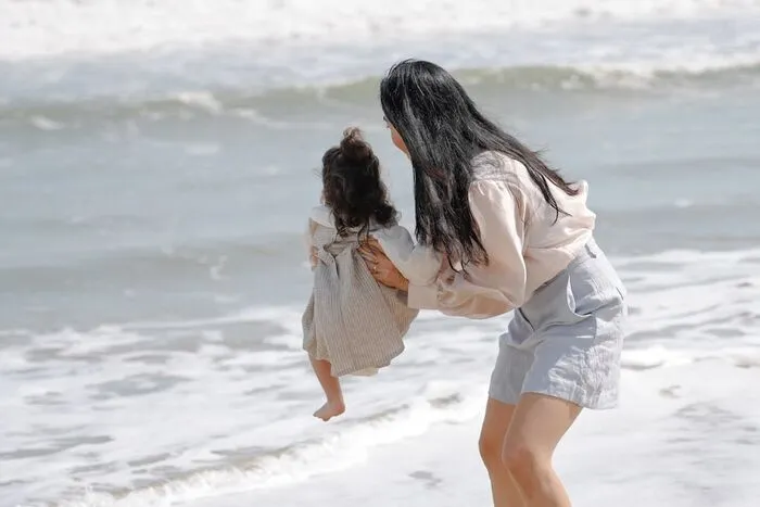 Parent and child spending quality time together